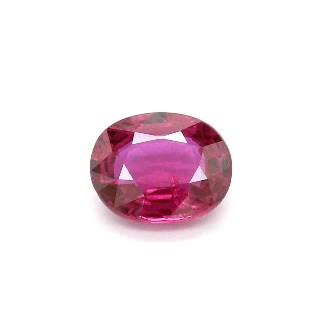1.54ct Purplish Red, Oval Ruby, Heated, Madagascar - 7.71 x 6.27 x 3.28mm
