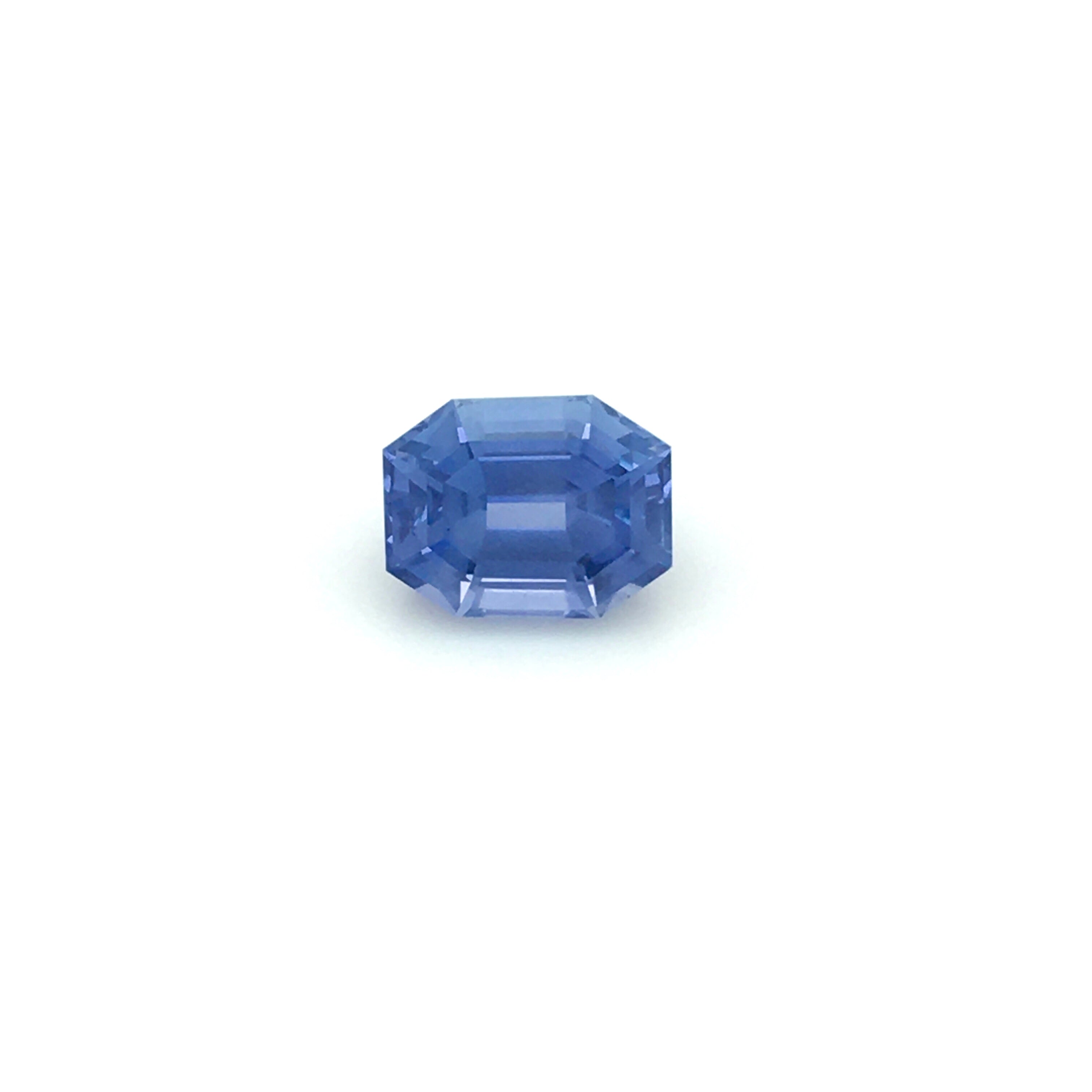 2.26ct Octagon Sapphire, Sri Lanka - 7.92 x 6.17 x 4.82mm