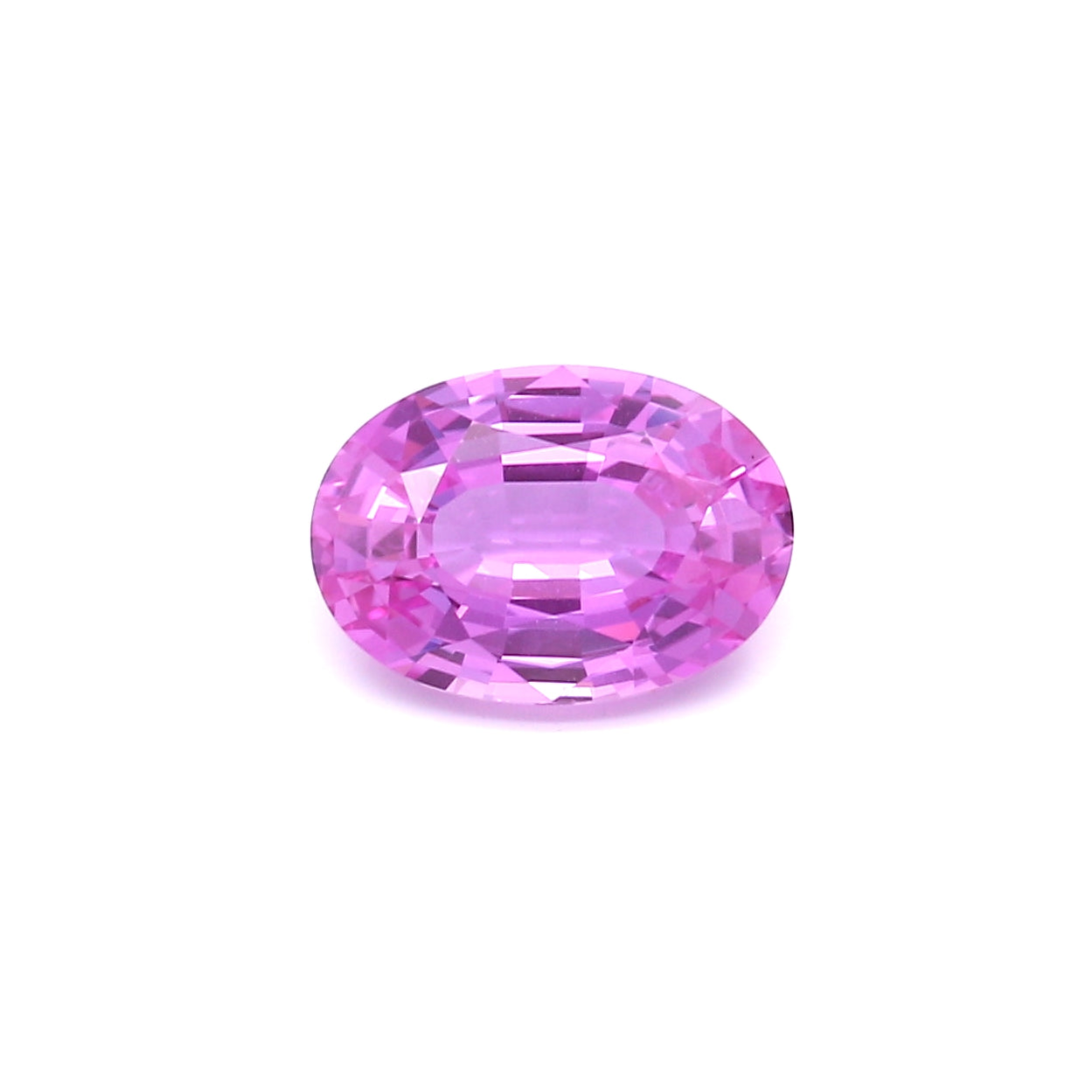 2.46ct Purplish Pink, Oval Sapphire, Sri Lanka - 9.70 x 6.83 x 4.14mm