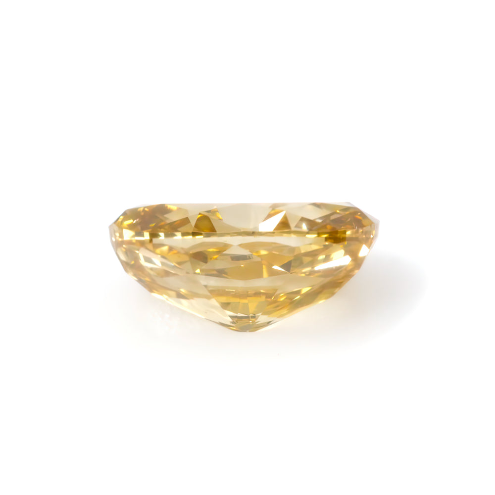 0.65ct Fancy Deep Brownish Yellow, Oval Diamond, SI2 - 6.10 x 4.66 x 2.99mm