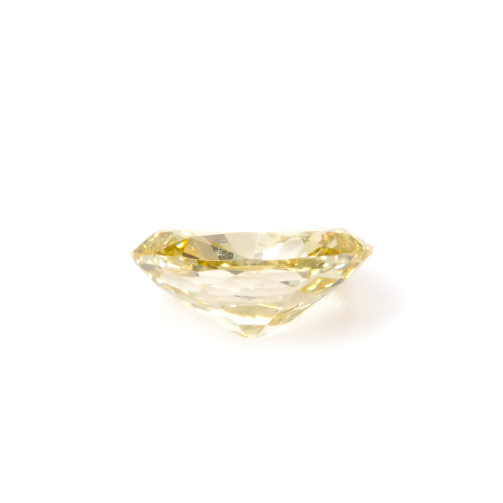 Colored Diamond, Yellow, Fancy, SI1, Oval, Untreated