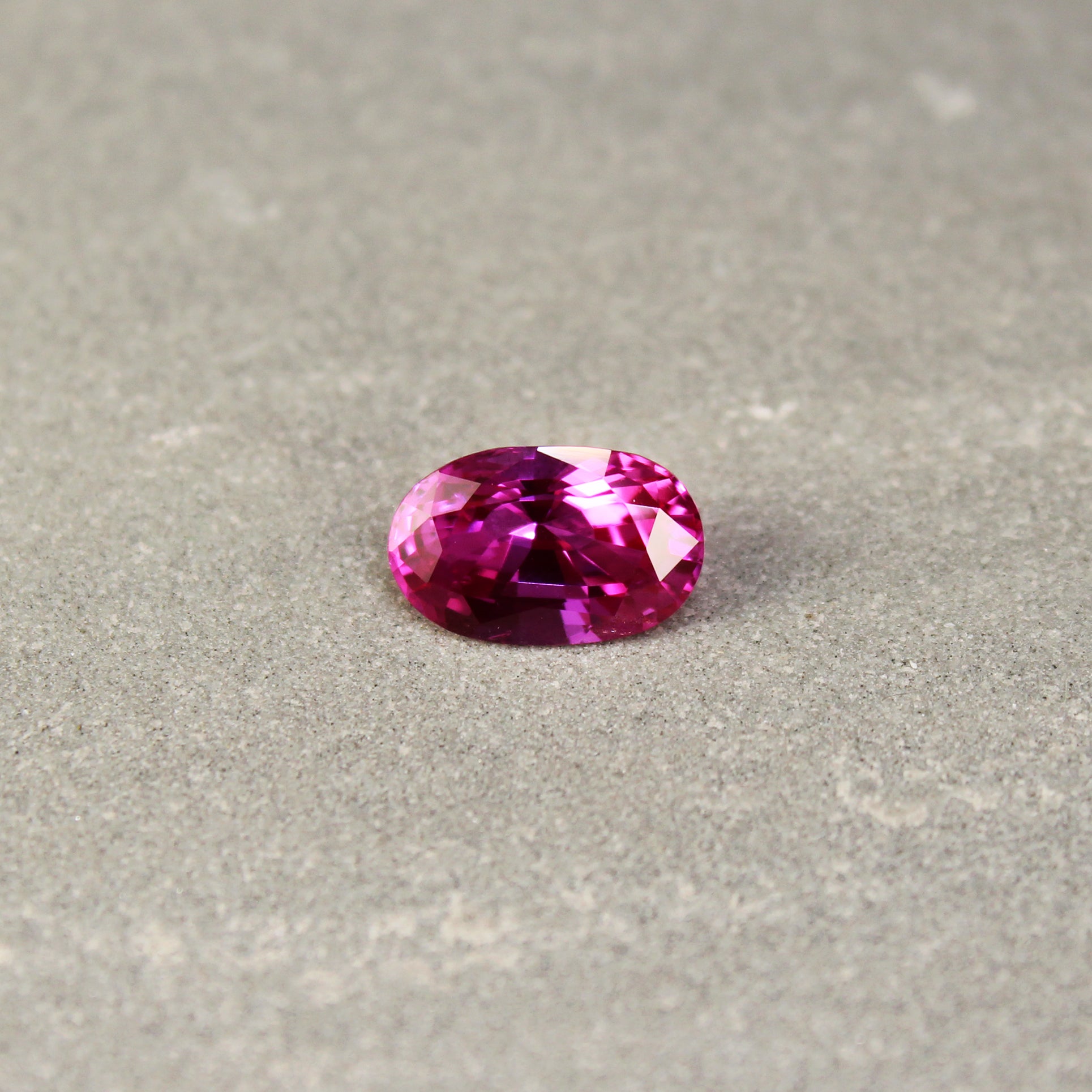 3.04ct Pinkish Red, Oval Ruby, No Heat, Myanmar - 10.62 x 6.73 x 5.16mm