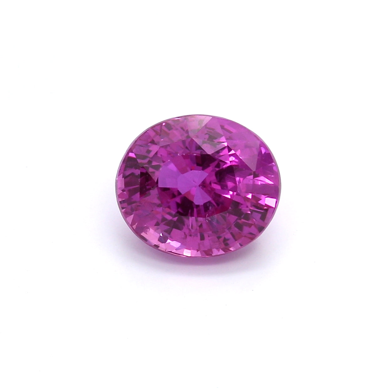 3.53ct Purplish Pink, Oval Sapphire, No Heat, Sri Lanka - 9.20 x 7.93 x 5.88mm