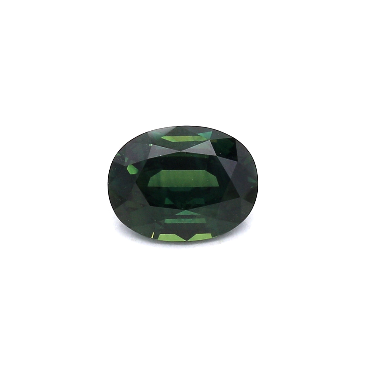 2.14ct Bluish Green, Oval Sapphire, No Heat, Madagascar - 9.02 x 6.93 x 4.12mm