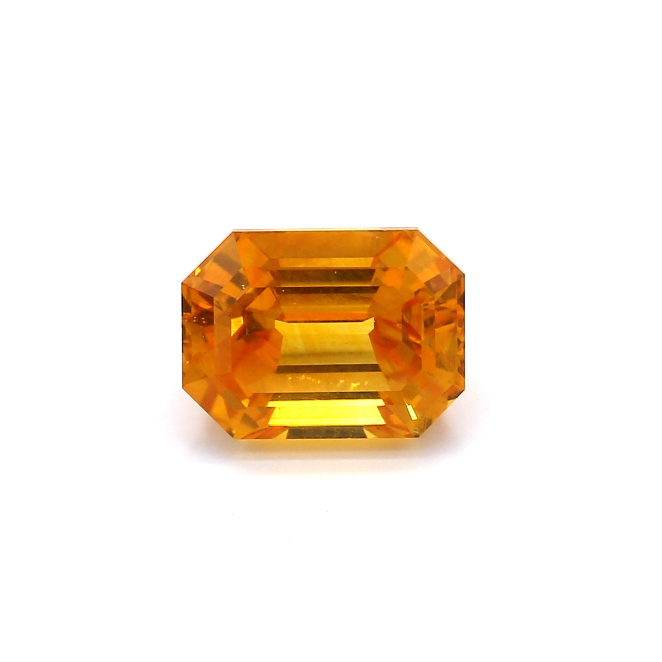 4.21ct Yellow, Octagon Sapphire, Sri Lanka - 9.61 x 7.18 x 5.83mm