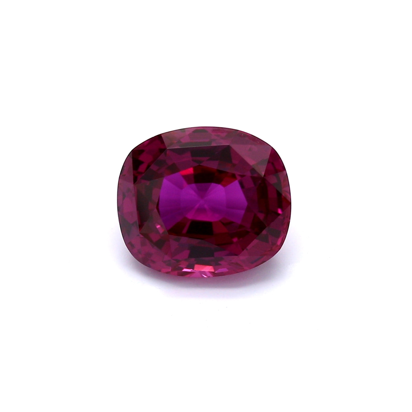 4.29ct Purplish Red, Cushion Ruby, Sri Lanka - 10.07 x 8.70 x 5.52mm