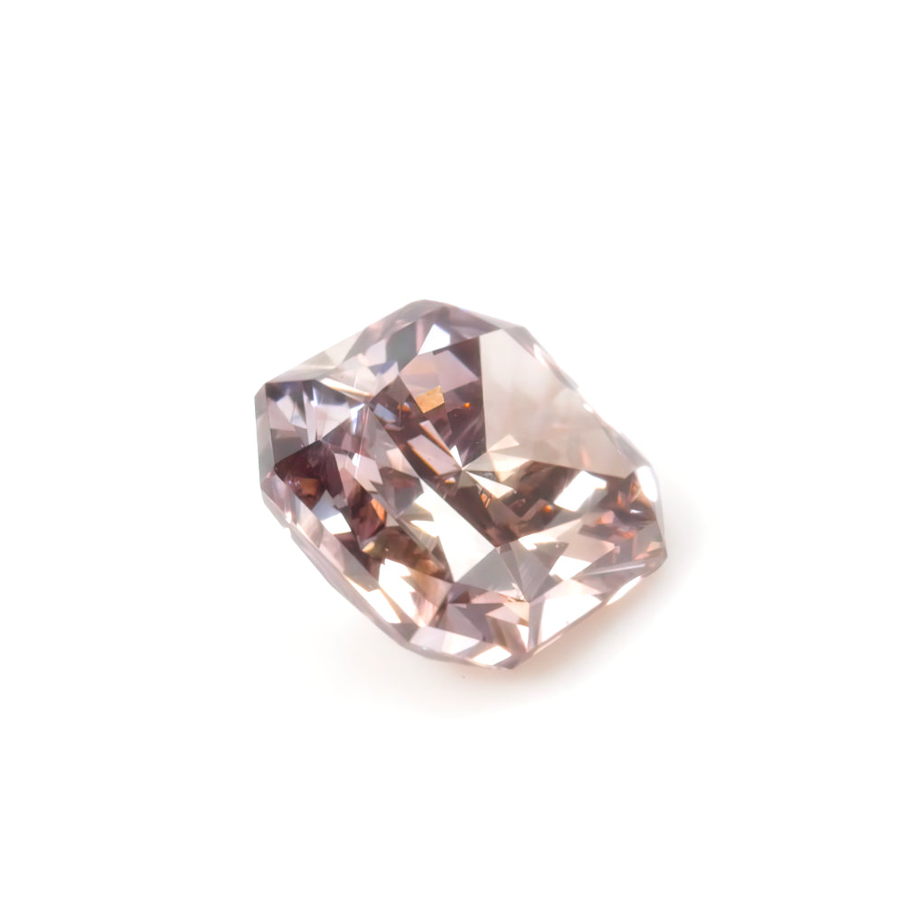Colored Diamond, Brown-Purple, Fancy Dark, SI1, Cut-cornered square, Untreated