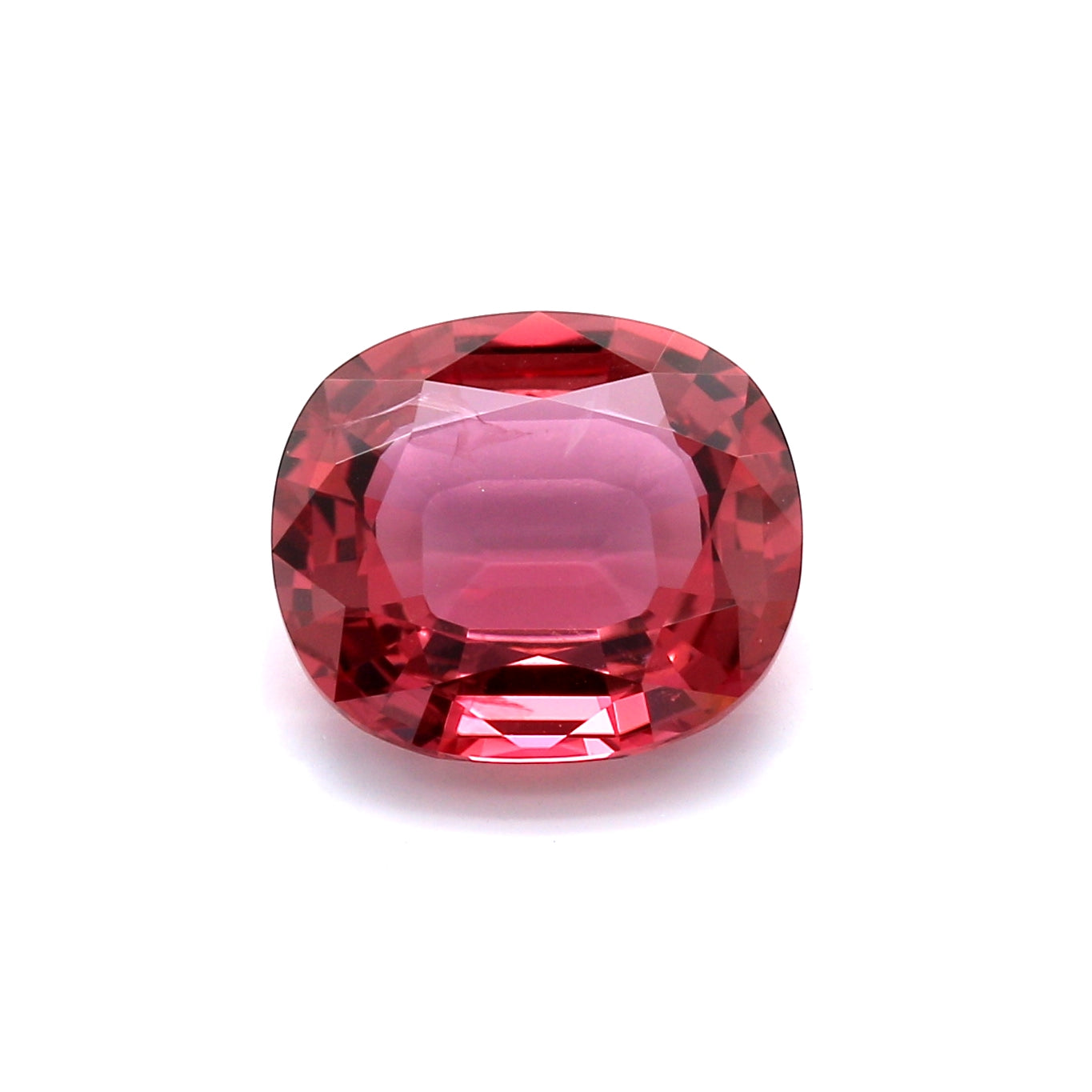 5.06ct Pinkish Red, Cushion Ruby, Thailand - 11.57 x 10.29 x 4.50mm