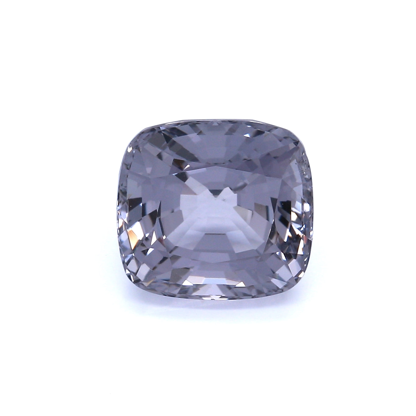 7.39ct Greyish Purple, Cushion Spinel, No Treatment - 10.86 x 10.12 x 7.73mm