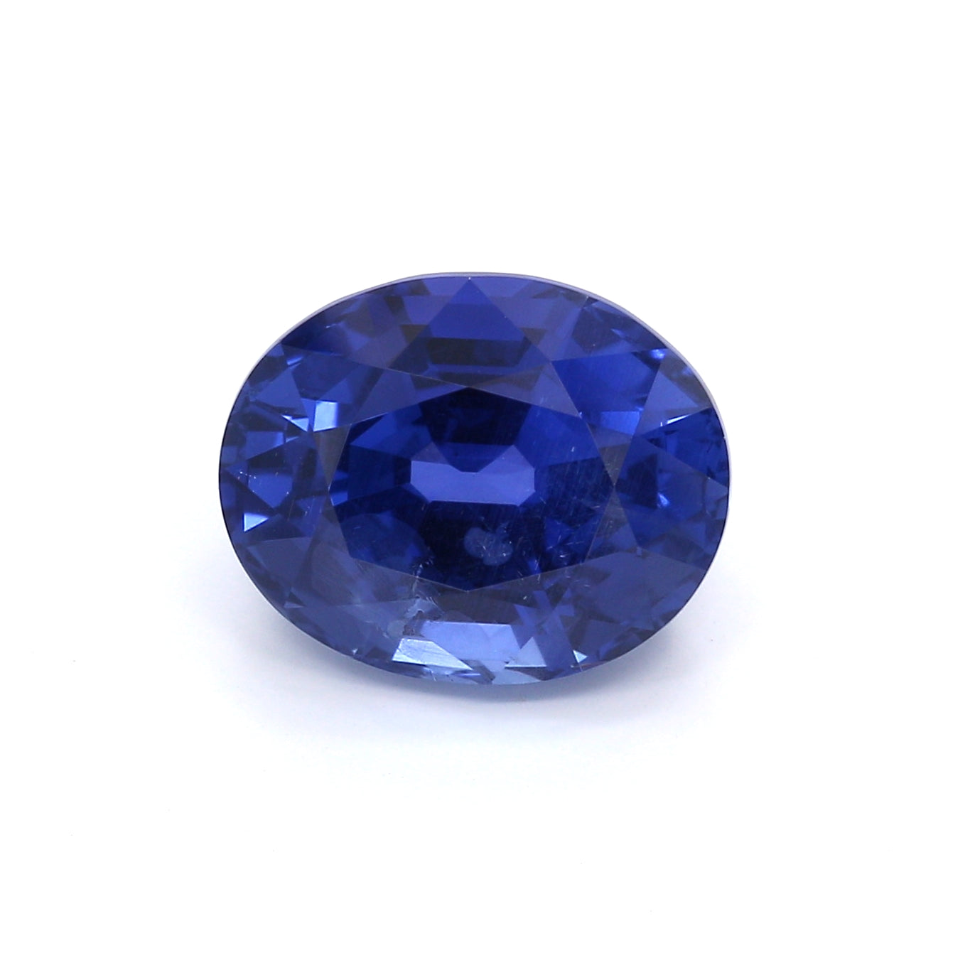 8.37ct Cornflower Blue, Oval Sapphire, No Heat, Sri Lanka - 12.50 x 10.12 x 7.86mm