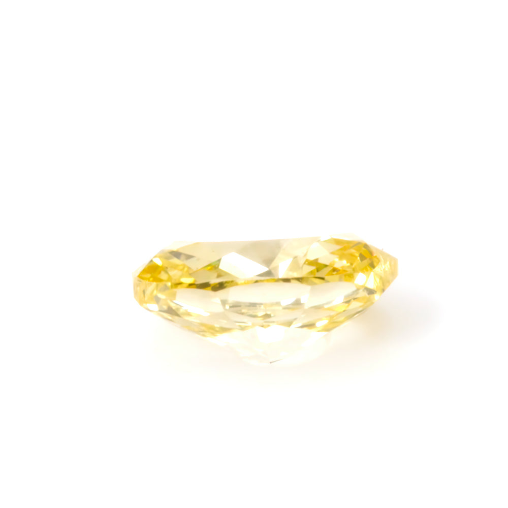 0.45ct Fancy Vivid Yellow, Oval Diamond, VS1 - 5.33 x 4.49 x 2.56mm