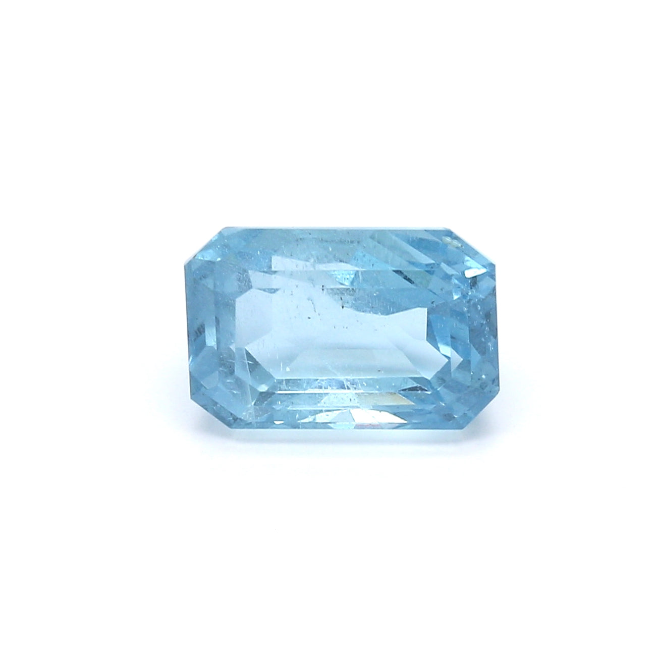 3.85ct Octagon Aquamarine, No Treatment - 10.66 x 7.27 x 6.54mm