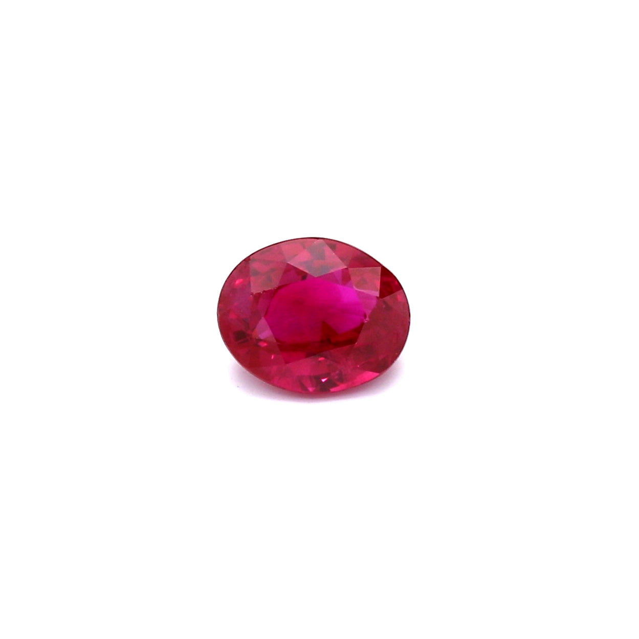Ruby, Purplish red, Oval, H(a), Myanmar