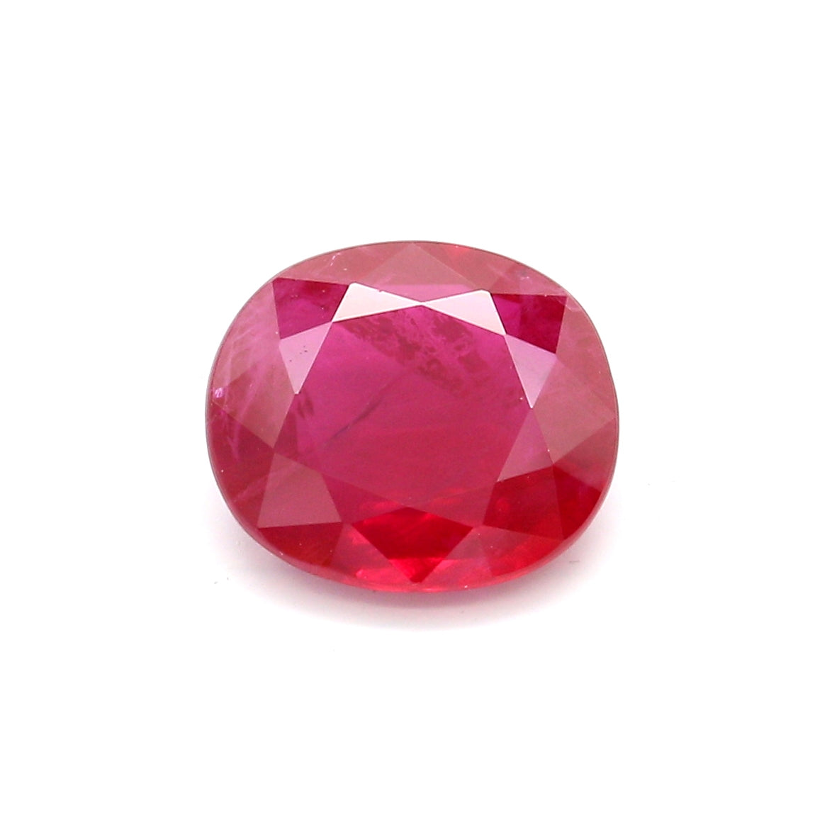 3.00ct Oval Ruby, H(b), Myanmar - 9.80 x 8.69 x 3.70mm