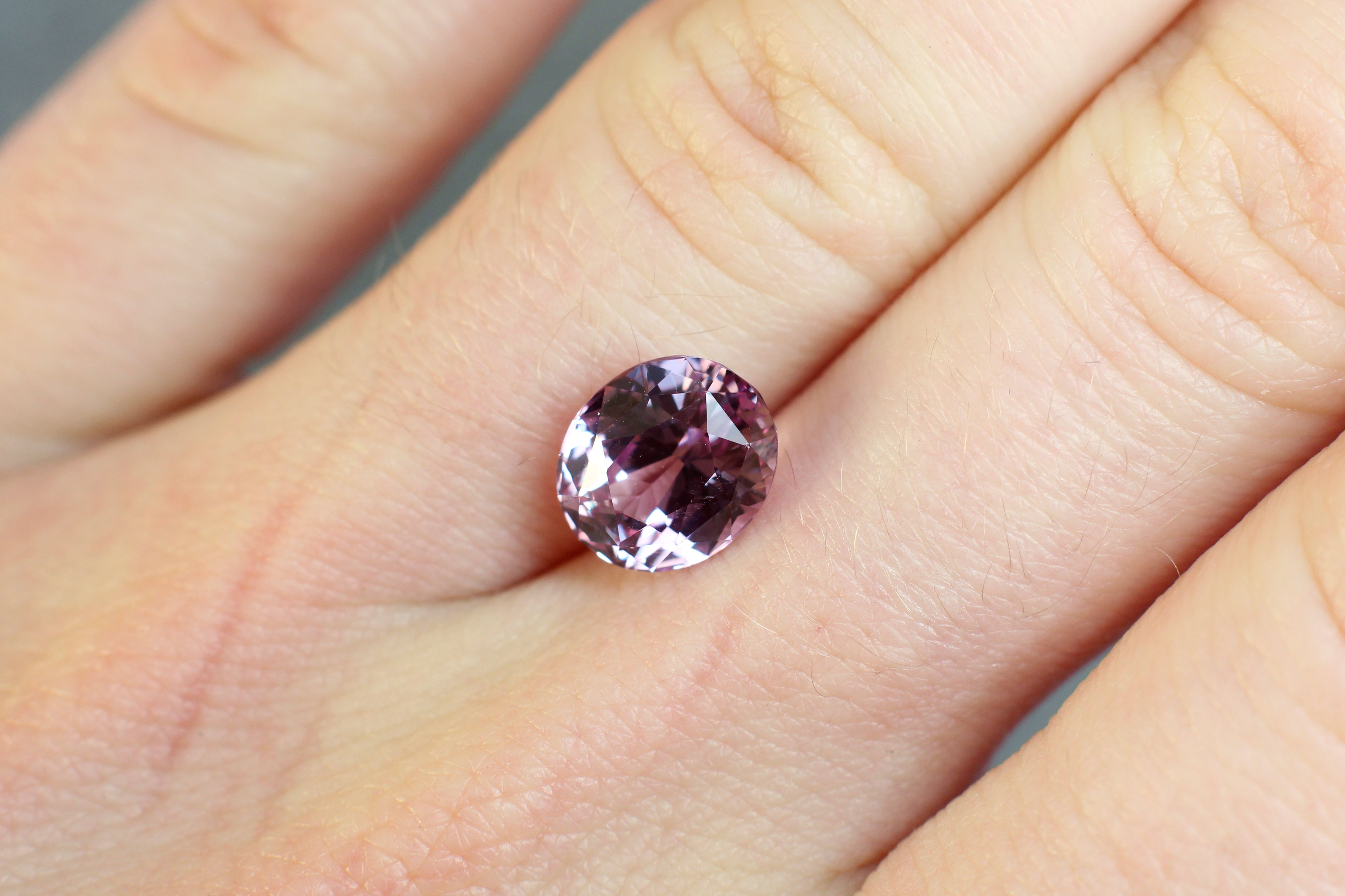 3.75ct Oval, Purple Sapphire, No Heat, Sri Lanka - 9.50 x 7.99 x 5.89mm