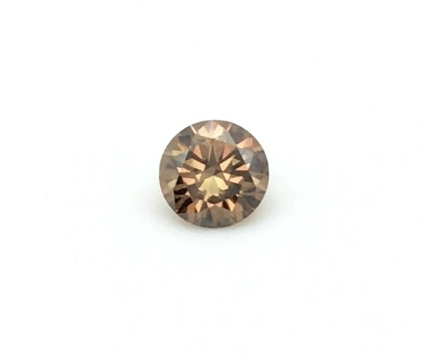 0.60ct Deep Brown, Round Diamond, SI1 - 5.54 - 5.59 x 3.23mm