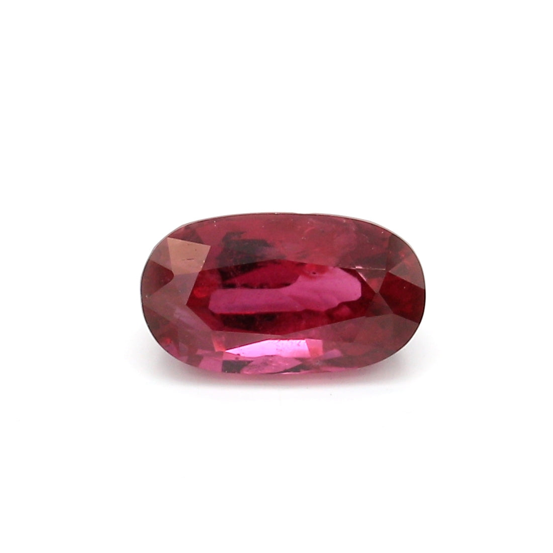 1.70ct Purplish Red, Oval Ruby, Thailand - 9.01 x 5.12 x 3.87mm