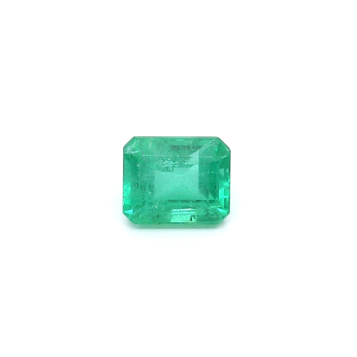 1.17ct Octagon Emerald, Minor Oil, Zambia - 6.60 x 5.48 x 4.31mm