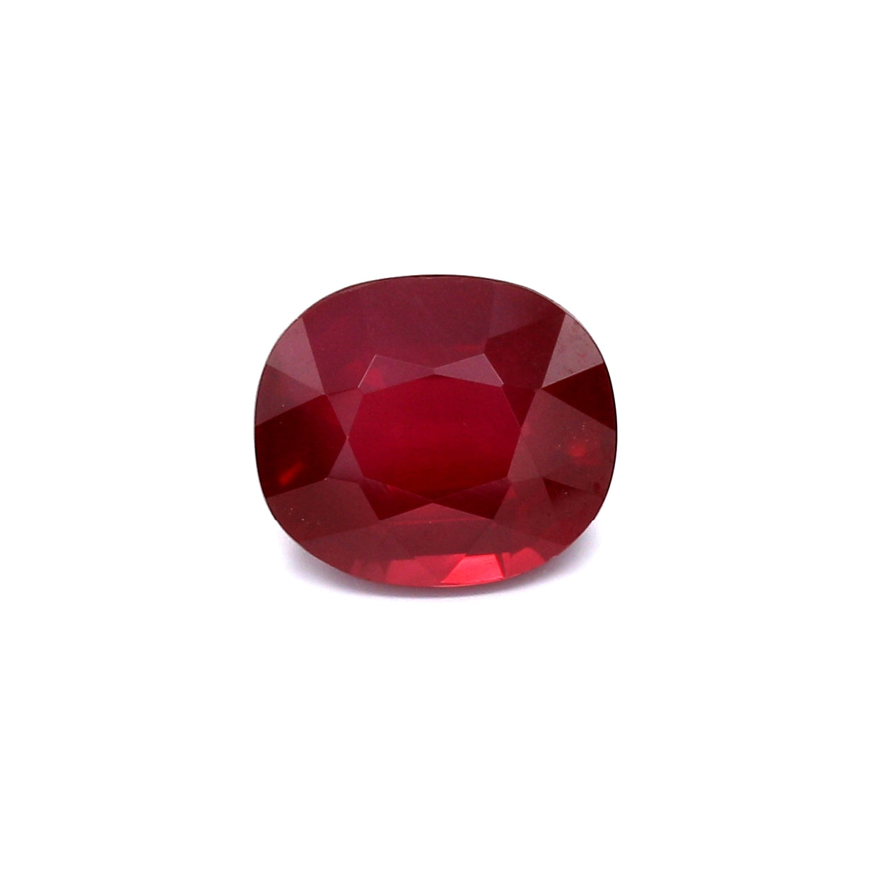 3.07ct Vivid, Pigeon's Blood Red, Oval Ruby, No Heat, Mozambique - 8.97 x 7.74 x 4.93mm