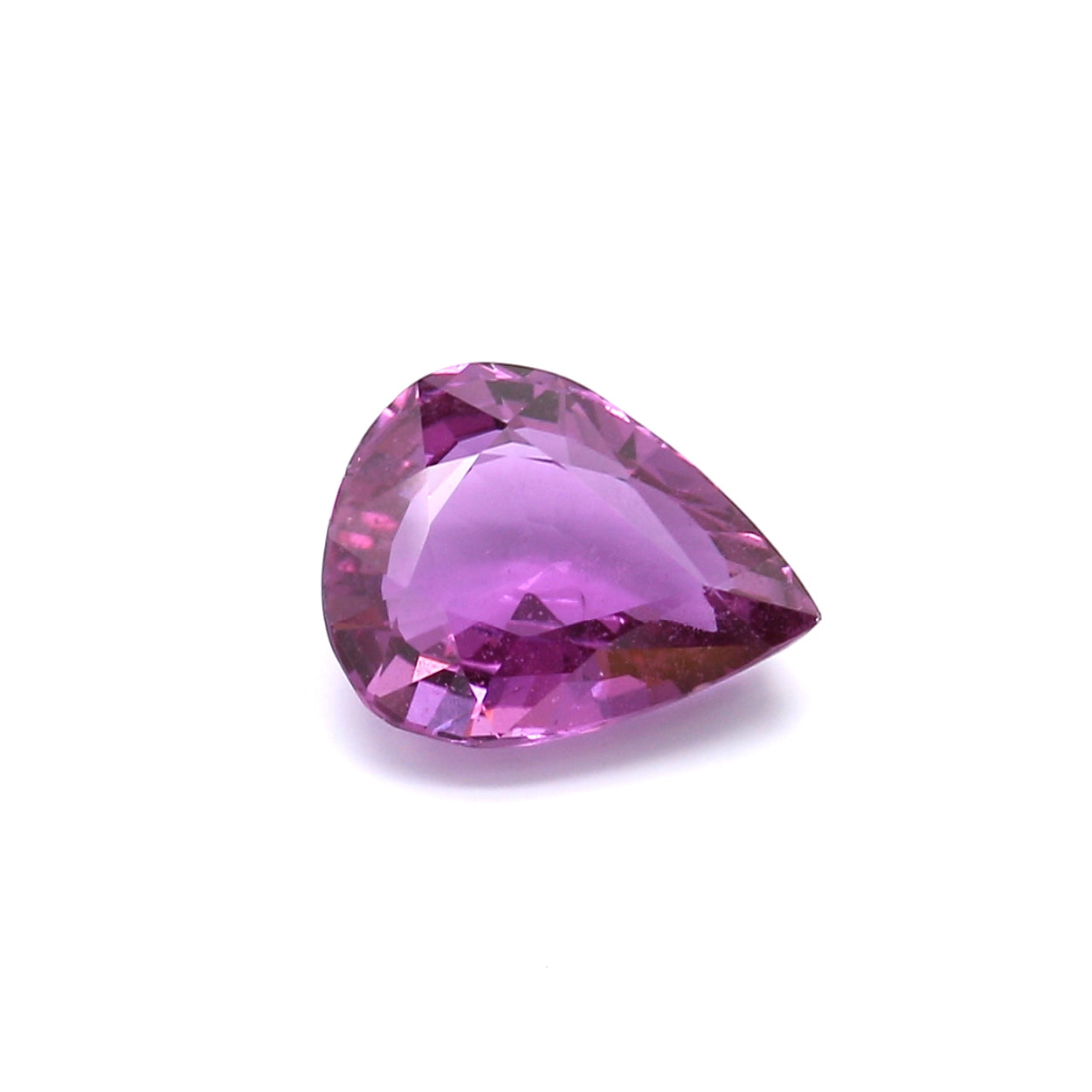 2.88ct Pinkish Purple, Pear Shape Sapphire, No Heat, Sri Lanka - 10.17 x 8.12 x 4.26mm