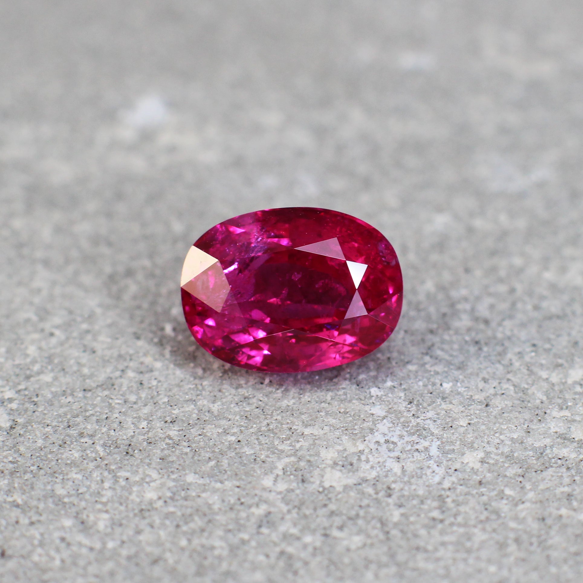 2.11ct Oval Ruby, No Heat, Myanmar - 8.13 x 6.06 x 4.53mm