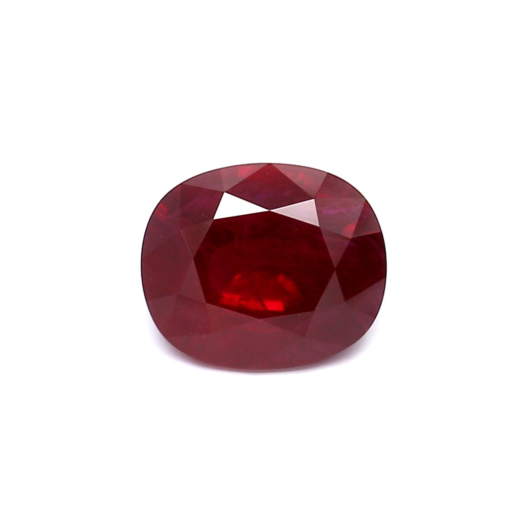 2.16ct Cushion Ruby, Myanmar - 8.42 x 7.03 x 4.21mm