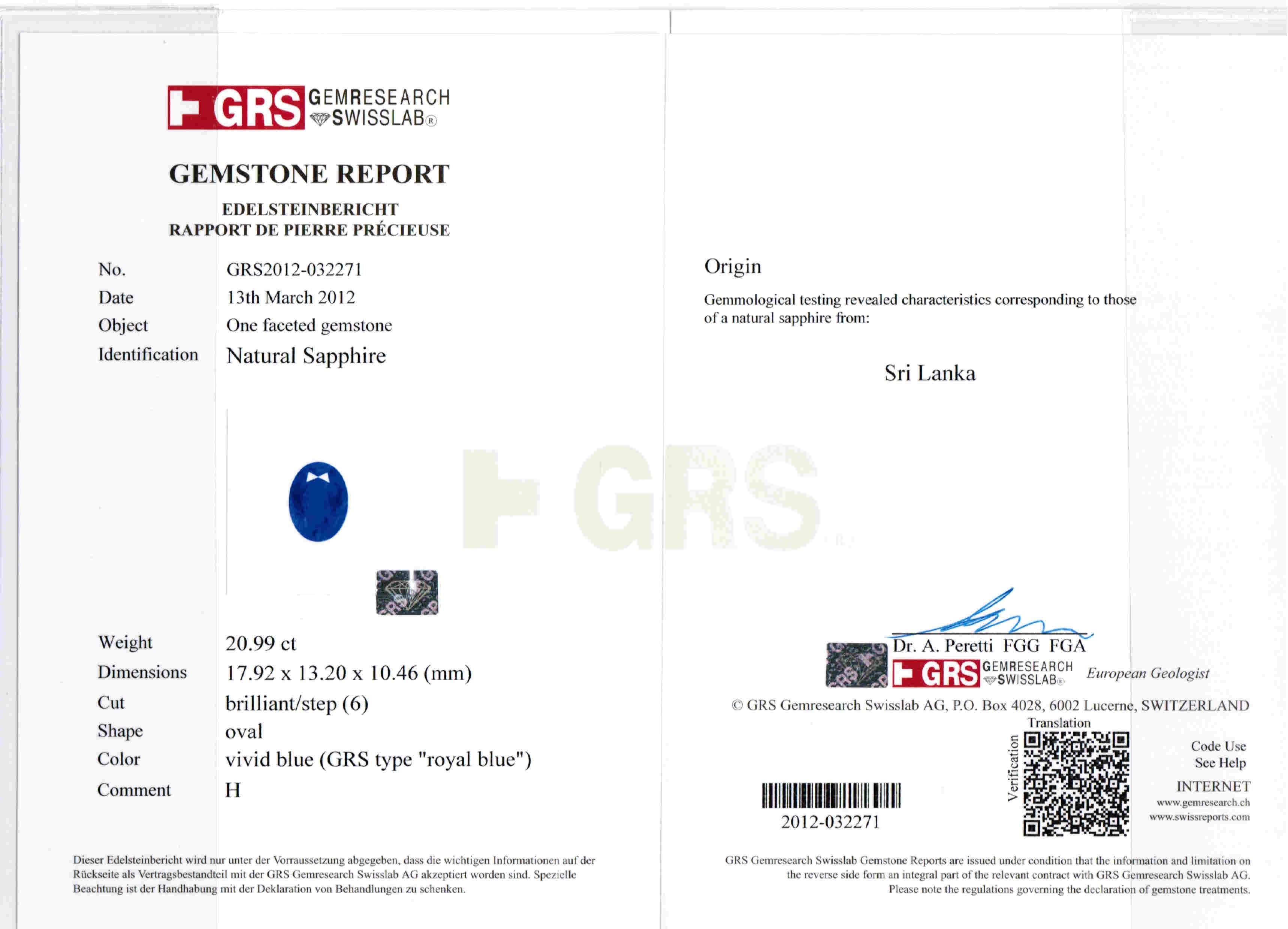 44.75ct Royal Blue, Oval Sapphire Pair, Sri Lanka - 19.9 x 13.8mm
