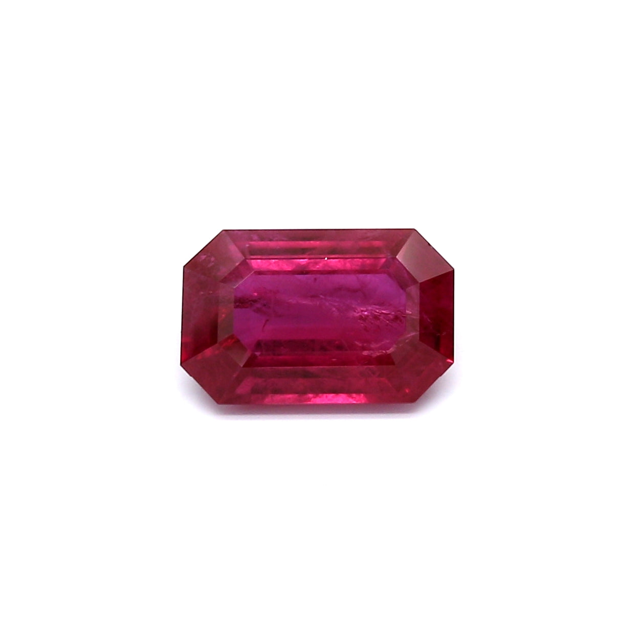 2.11ct Purplish Red, Octagon Ruby, H(b), Thailand - 9.29 x 6.03 x 3.56mm