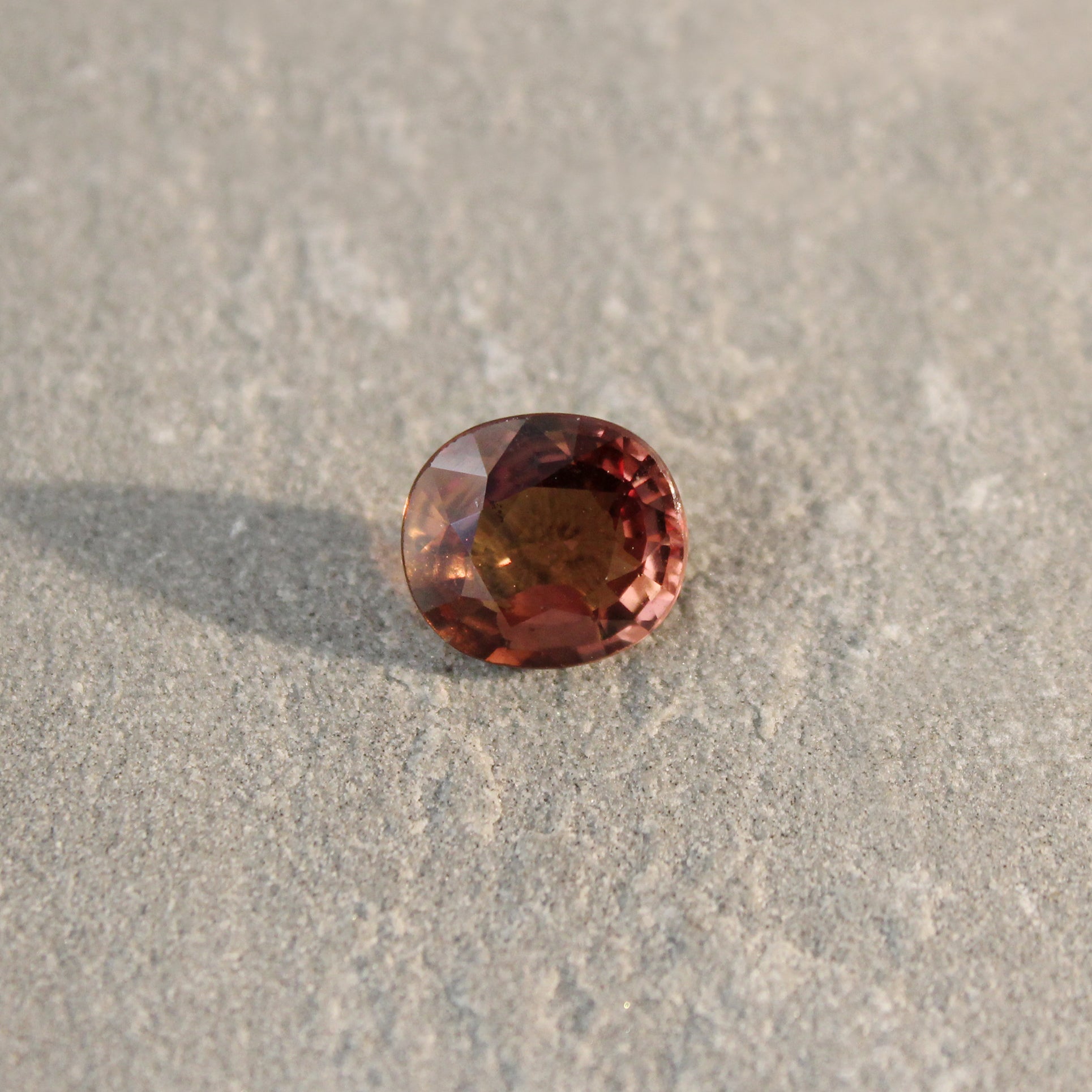 3.24ct Greenish Brown, Oval Sapphire, No Heat, East Africa - 9.55 x 8.60 x 4.32mm