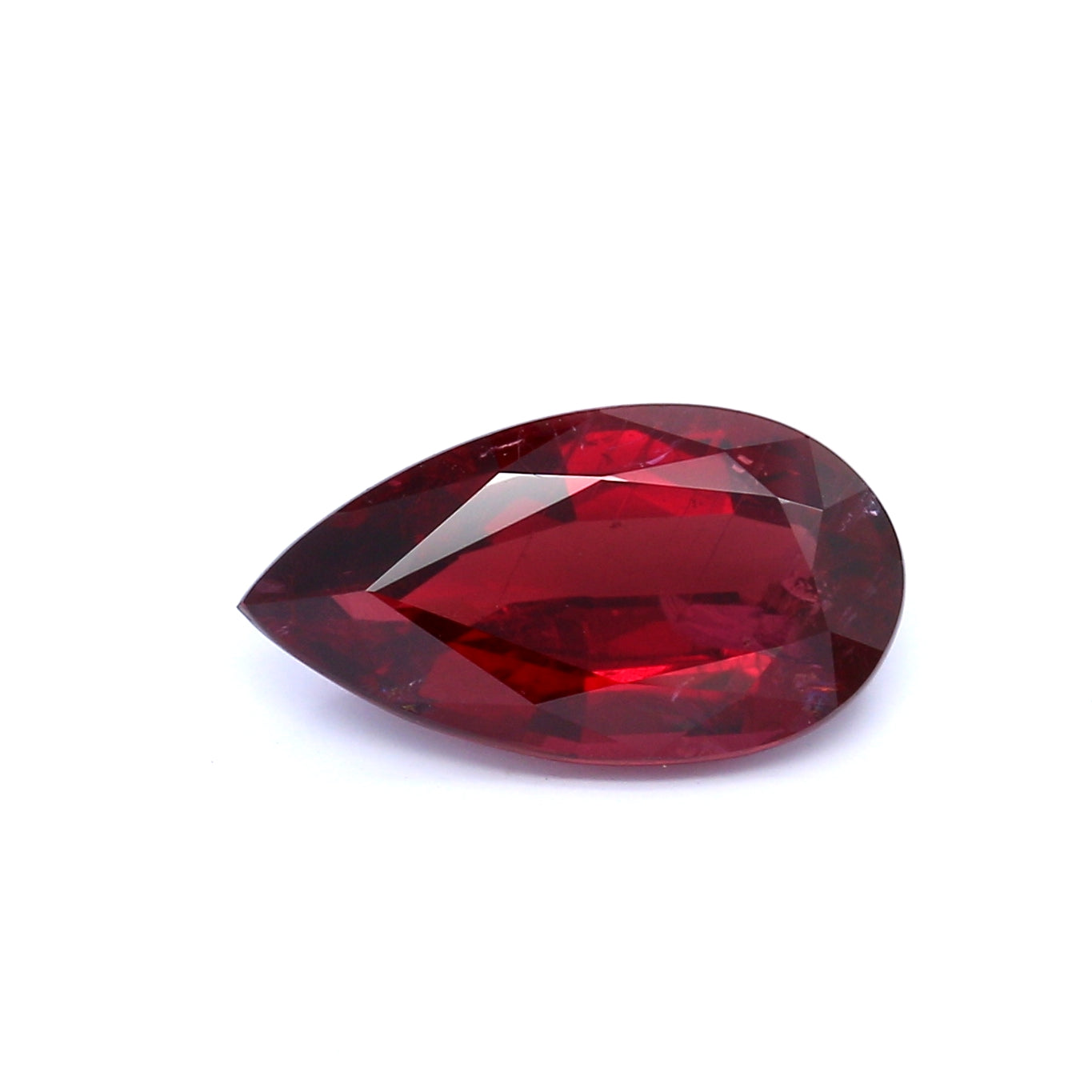 4.09ct Pear Shape Ruby, No Heat, Madagascar - 14.17 x 7.72 x 4.44mm