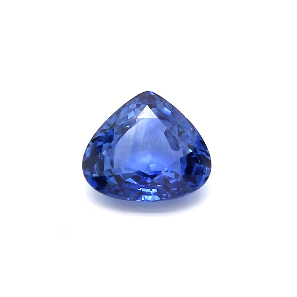 1.57ct Pear Shape Sapphire, Heated, Sri Lanka - 6.78 x 7.64 x 3.67mm