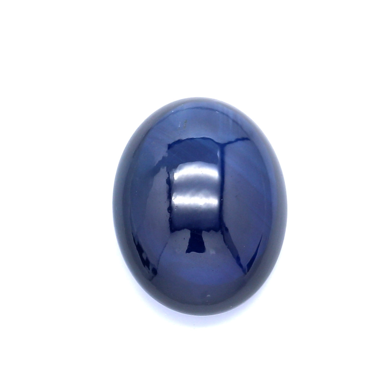 5.33ct Oval Cabochon Sapphire, Heated, Sri Lanka - 12.40 x 9.58 x 4.39mm