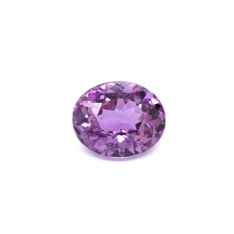 5.89ct Pinkish Purple, Oval Sapphire, Sri Lanka - 11.99 x 9.85 x 5.80mm