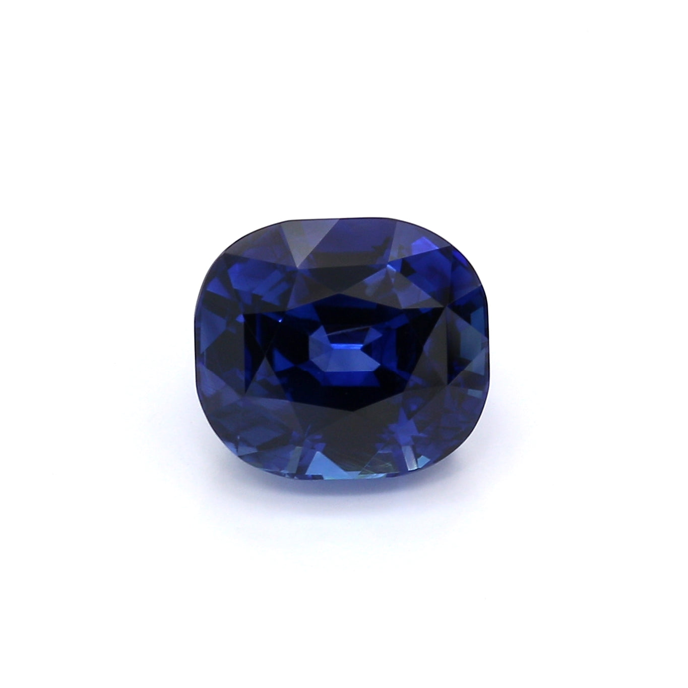 6.15ct Vivid Royal Blue, Cushion Sapphire, No Heat, Madagascar - 10.10 x 8.99 x 7.24mm