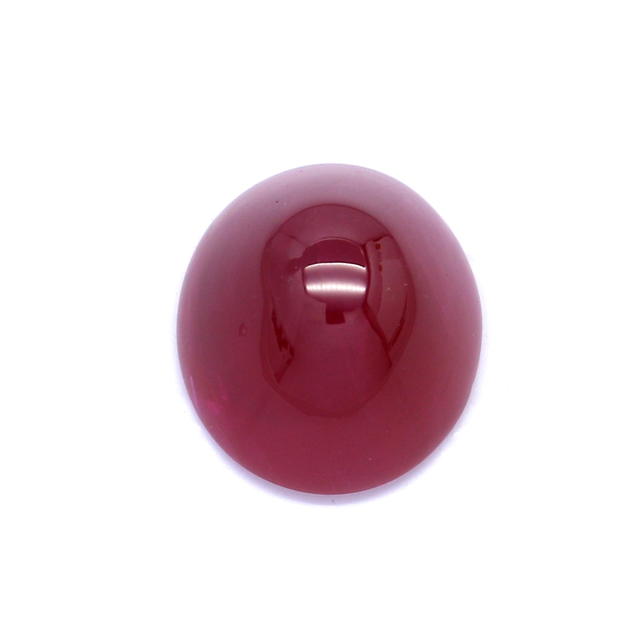 6.70ct Oval Cabochon Ruby, Myanmar - 11.43 x 10.13 x 6.55mm