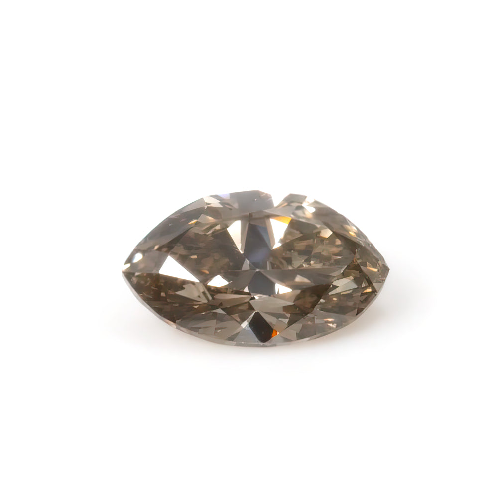 Colored Diamond, Greenish Grey, Fancy Dark, VS2, Marquise, Untreated