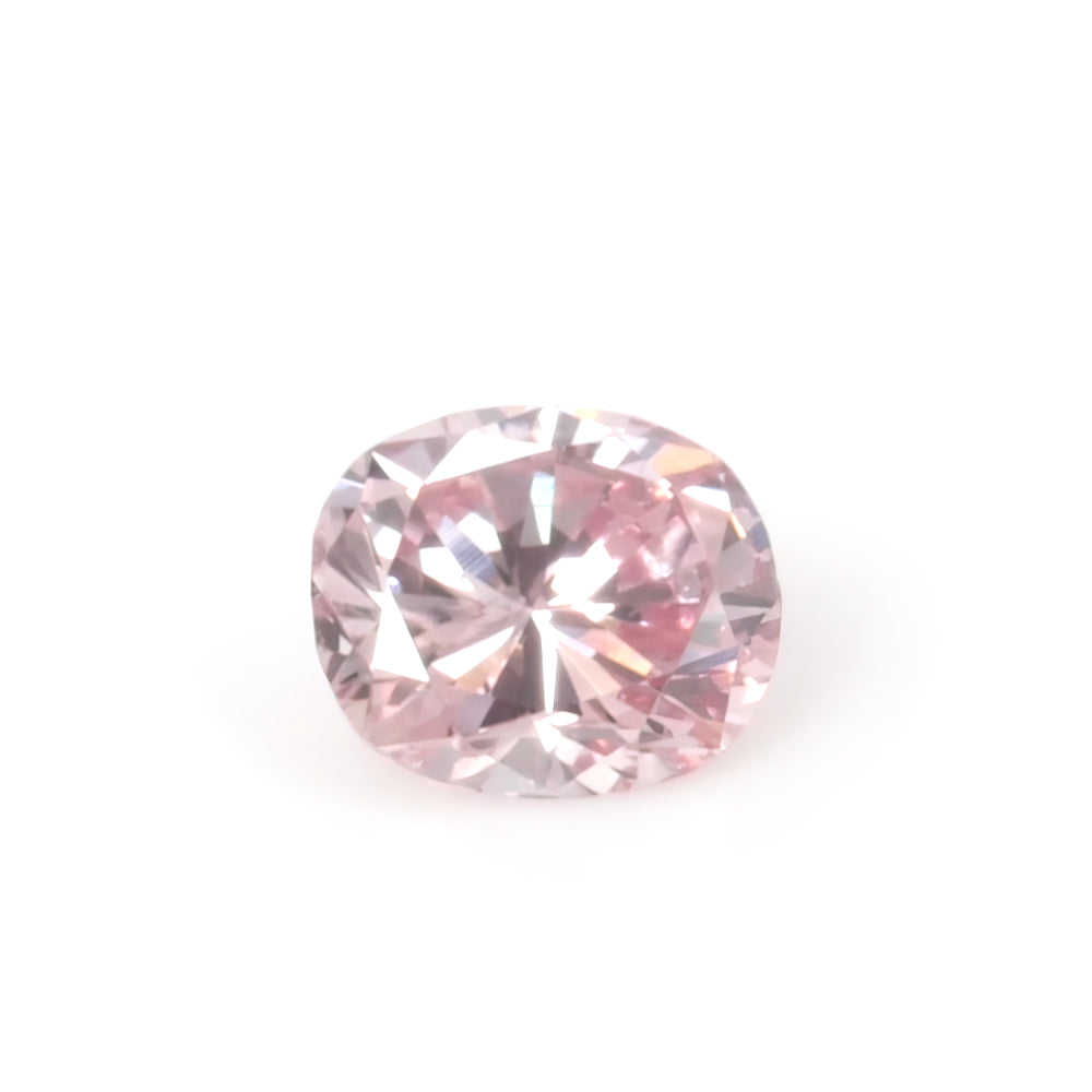 Colored Diamond, Pink, Fancy, VS2, Cushion, Untreated