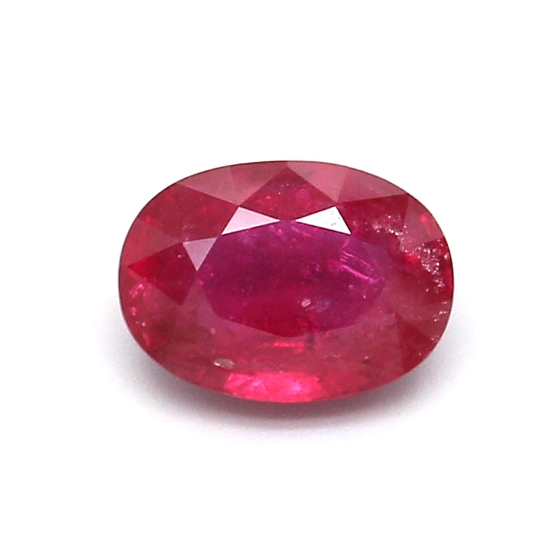 Ruby, Red, Oval, H(b), Madagascar