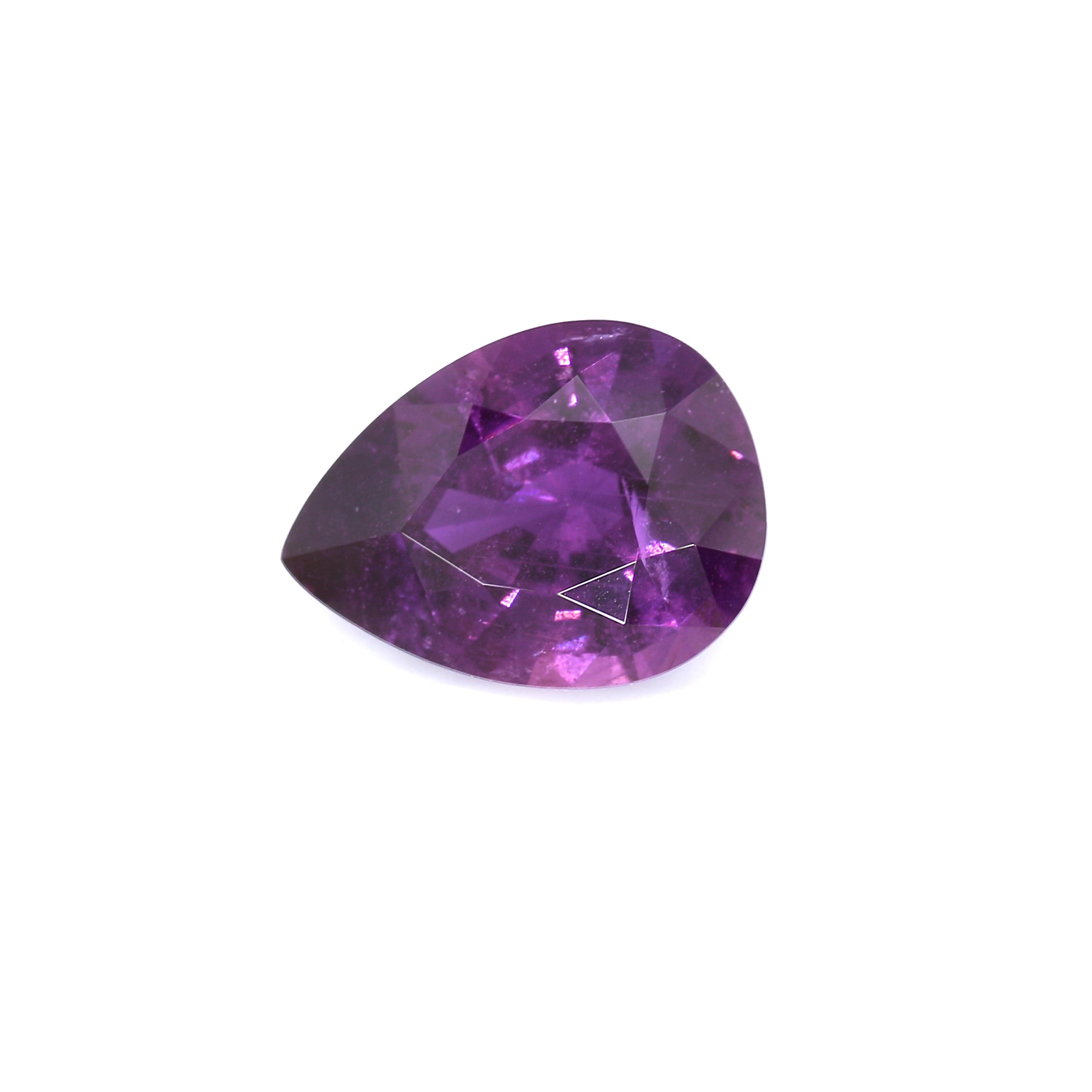 3.11ct Violetish Blue / Purple, Pear Shape Color Change Sapphire, No Heat, Madagascar - 10.87 x 8.16 x 4.94mm