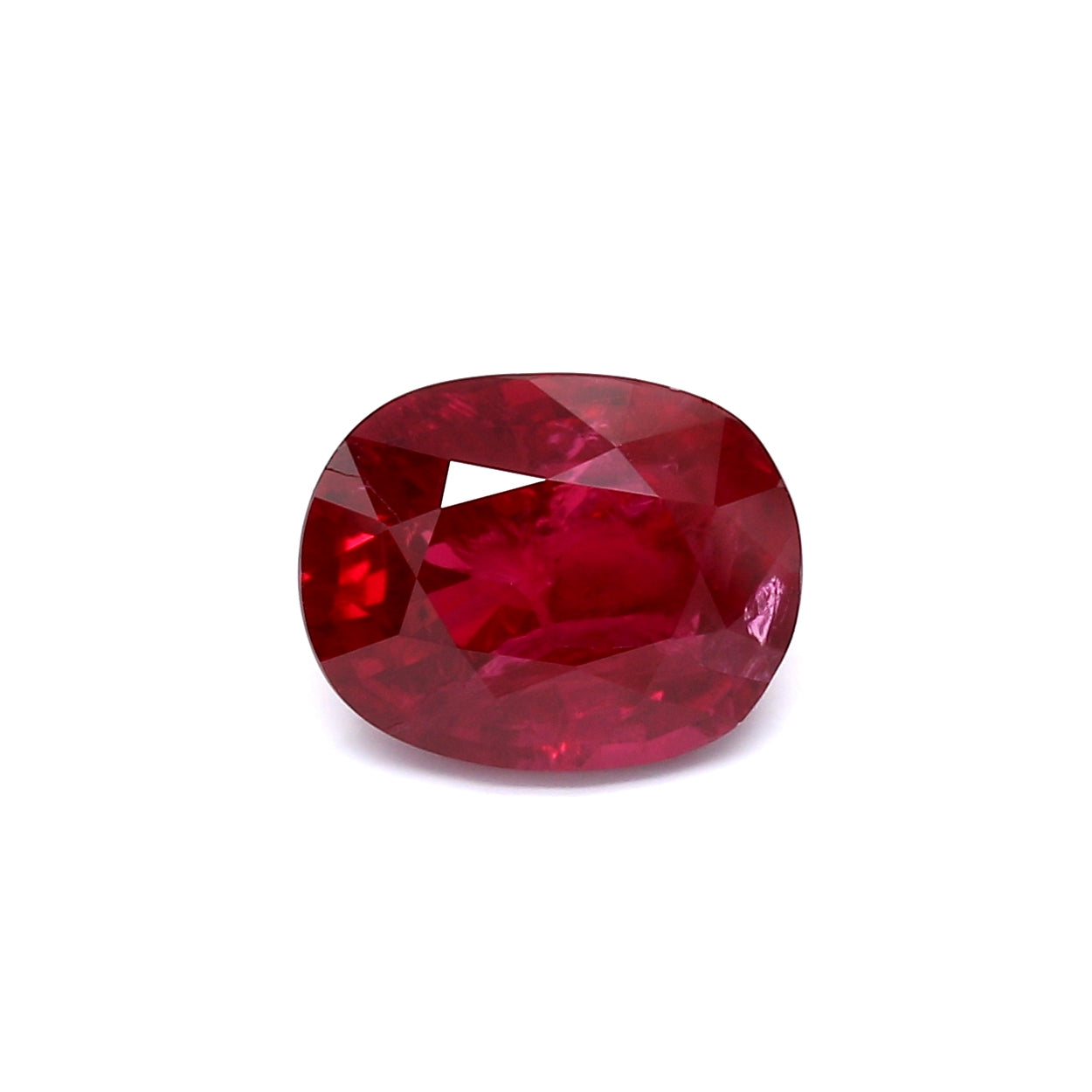 3.99ct Oval Ruby, Heated, East Africa - 10.05 x 7.89 x 5.79mm