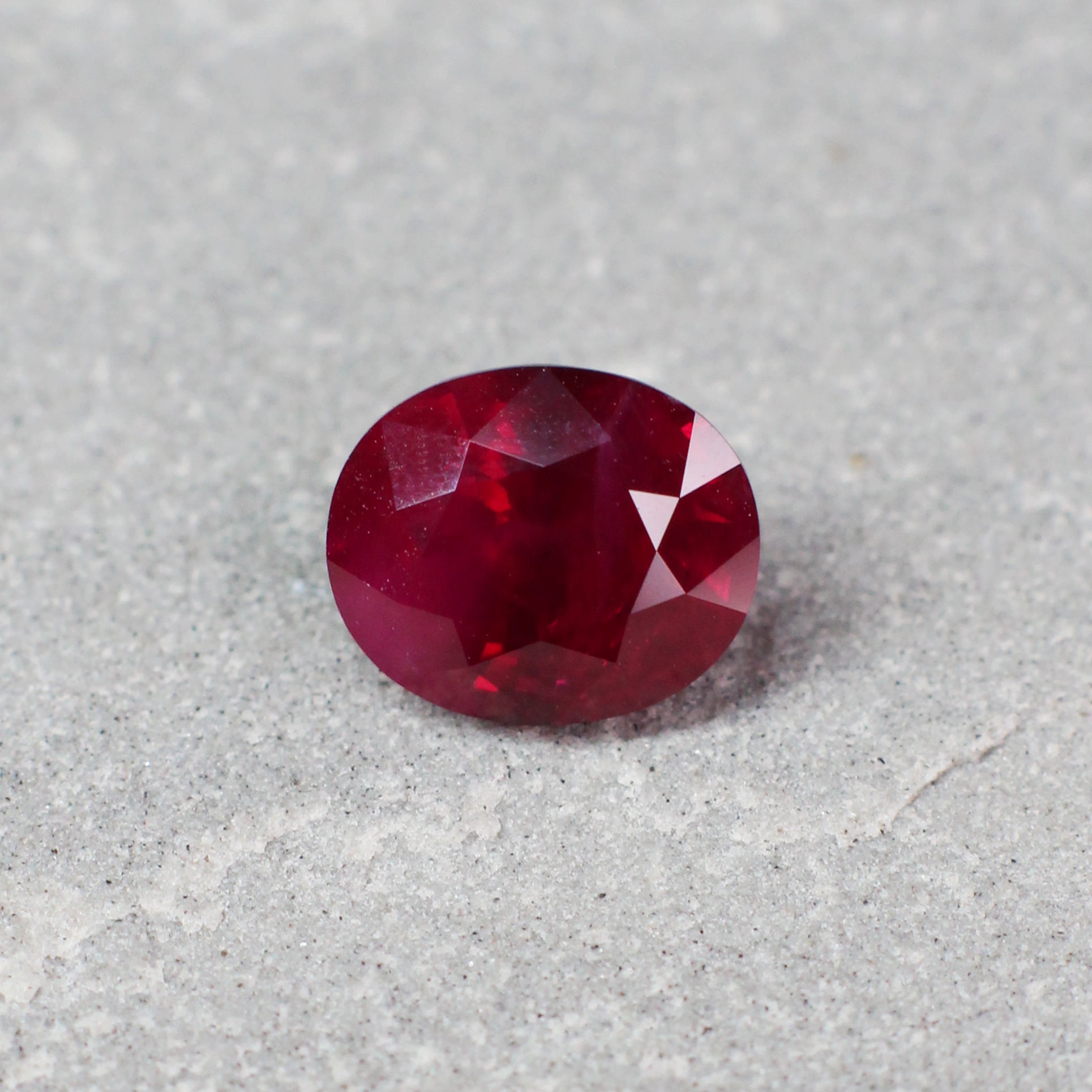 2.58ct Oval Ruby, Myanmar - 8.60 x 7.20 x 5.23mm