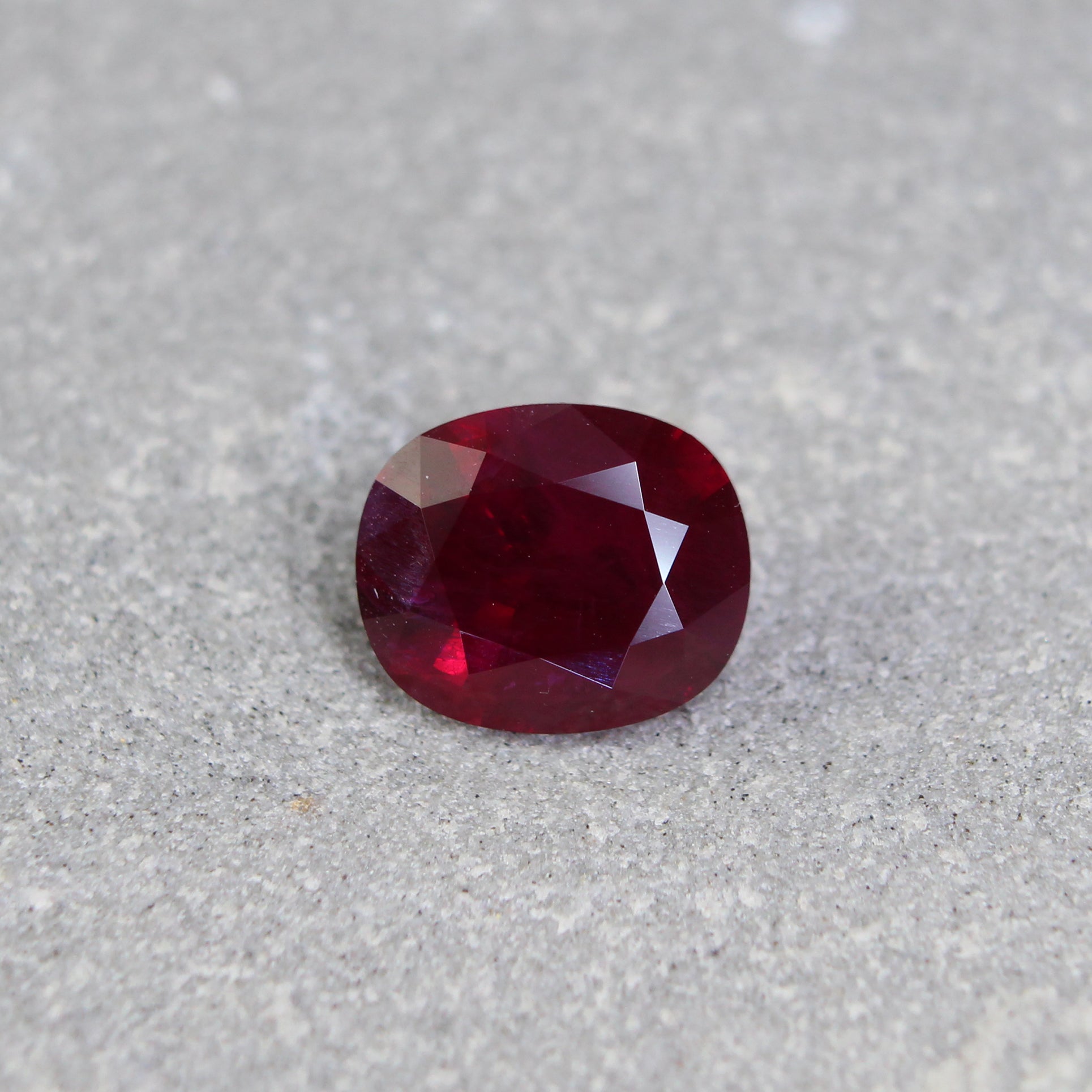 2.16ct Cushion Ruby, Myanmar - 8.42 x 7.03 x 4.21mm