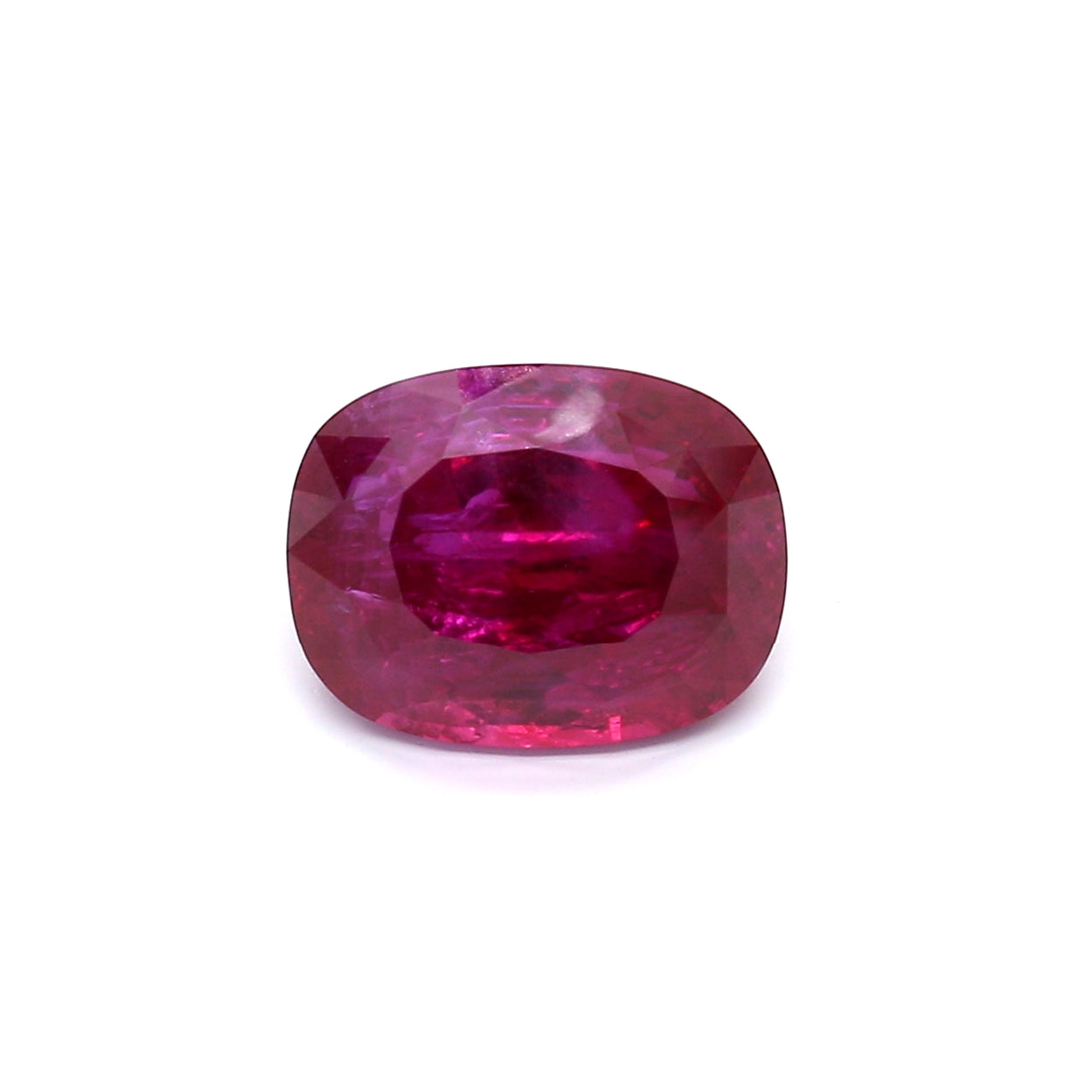 4.27ct Cushion Ruby, No Heat, Myanmar - 9.98 x 7.69 x 5.89mm