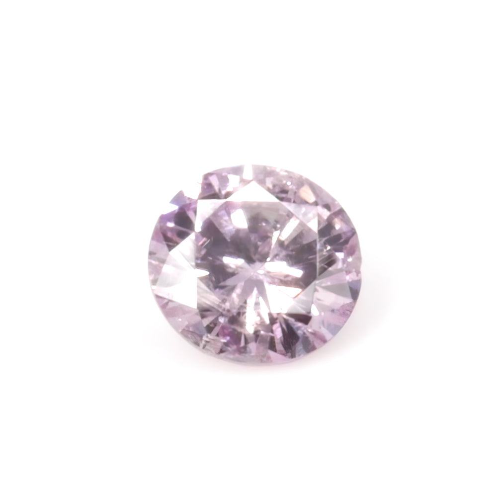 Colored Diamond, Pink Purple, Fancy, SI1, Round, Untreated