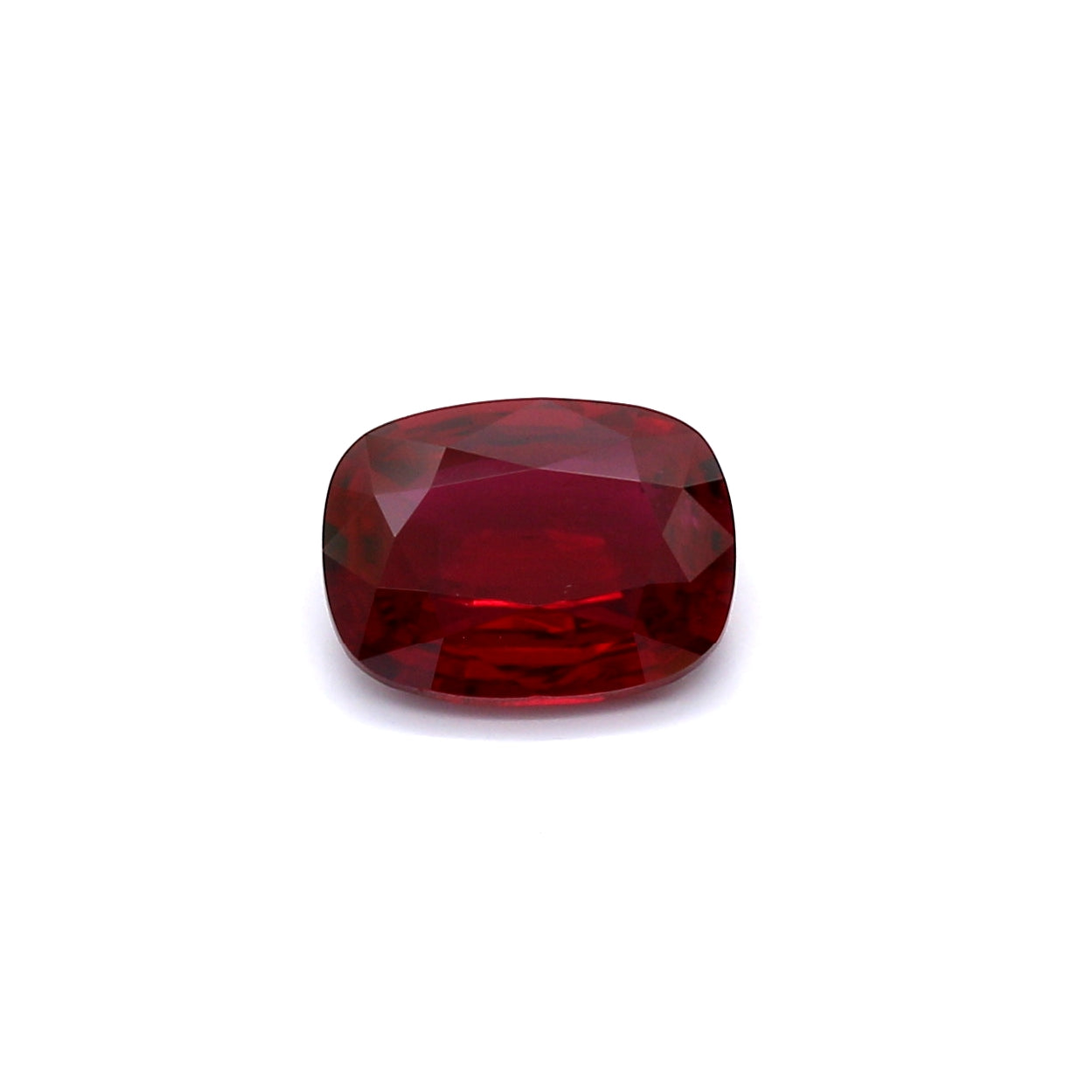 1.54ct Cushion Ruby, H(a), Mozambique - 8.26 x 6.43 x 2.93mm