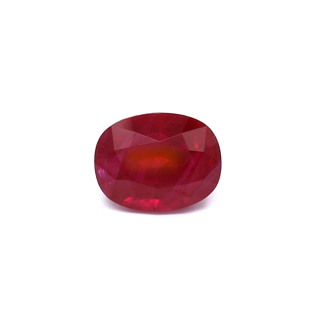 2.71ct Vivid, PIgeon's Blood Red, Oval Ruby, H(a), Myanmar - 8.56 x 6.76 x 5.62mm