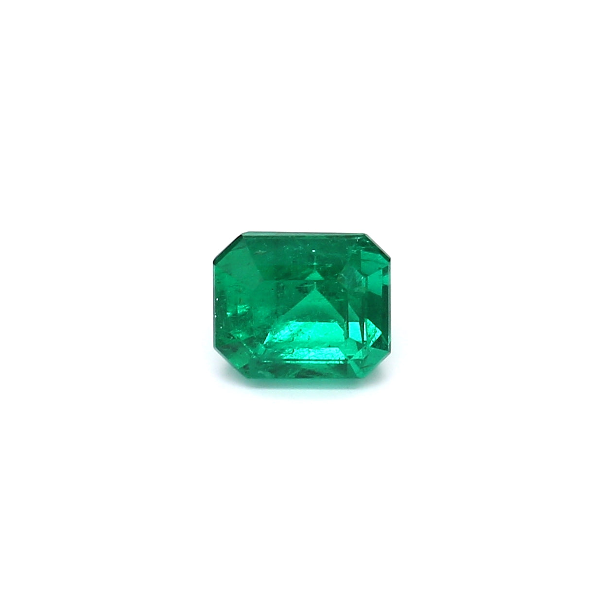 1.15ct Octagon Emerald, Moderate Oil, Colombia - 6.44 x 5.44 x 5.07mm