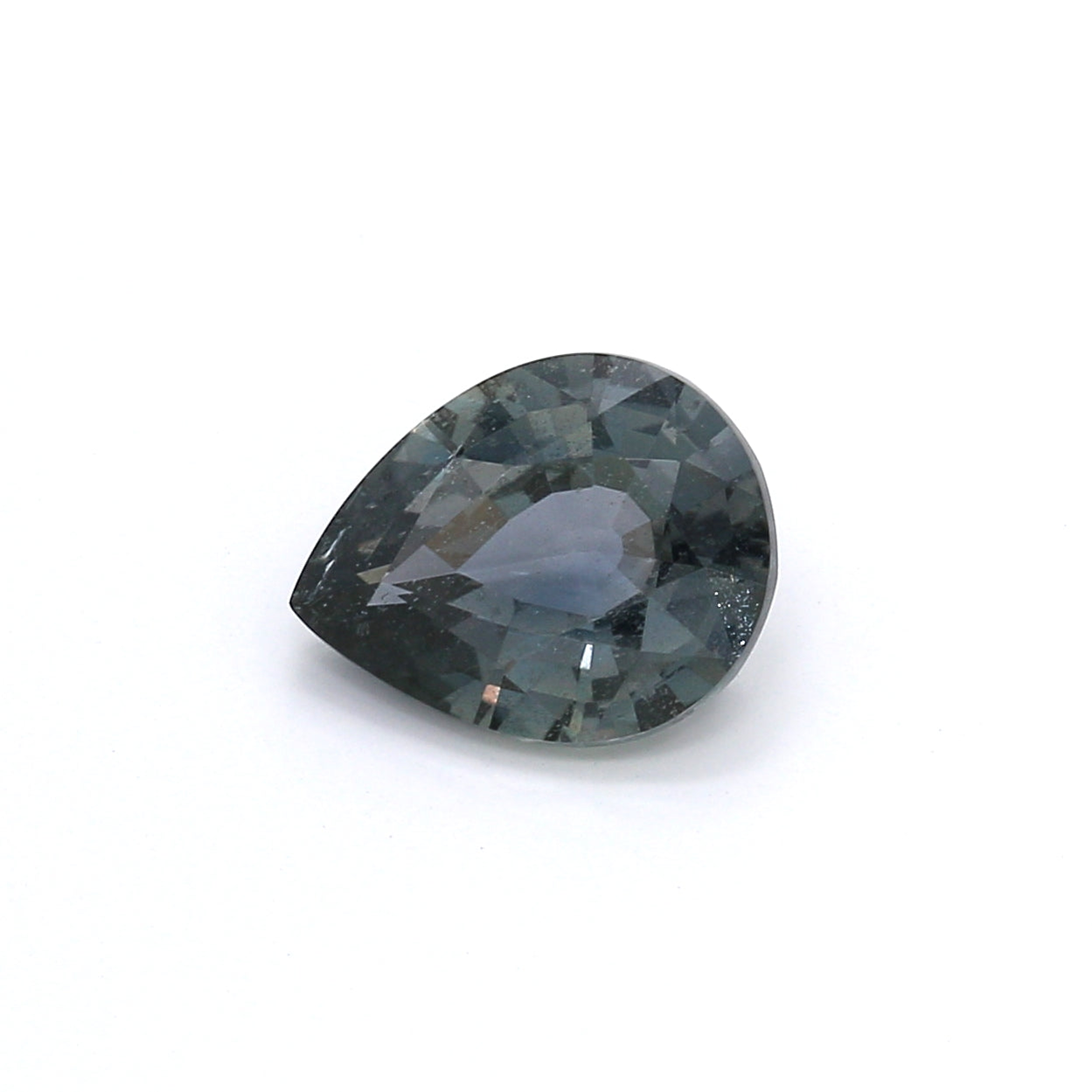 2.50ct Greenish Purple, Pear Shape Sapphire, No Heat, Madagascar - 9.90 x 7.80 x 4.25mm