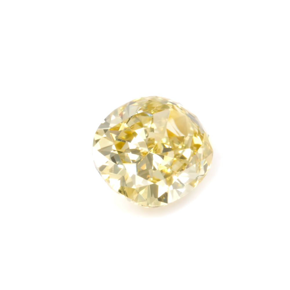 Colored Diamond, Yellow, Fancy, SI1, Oval, Untreated