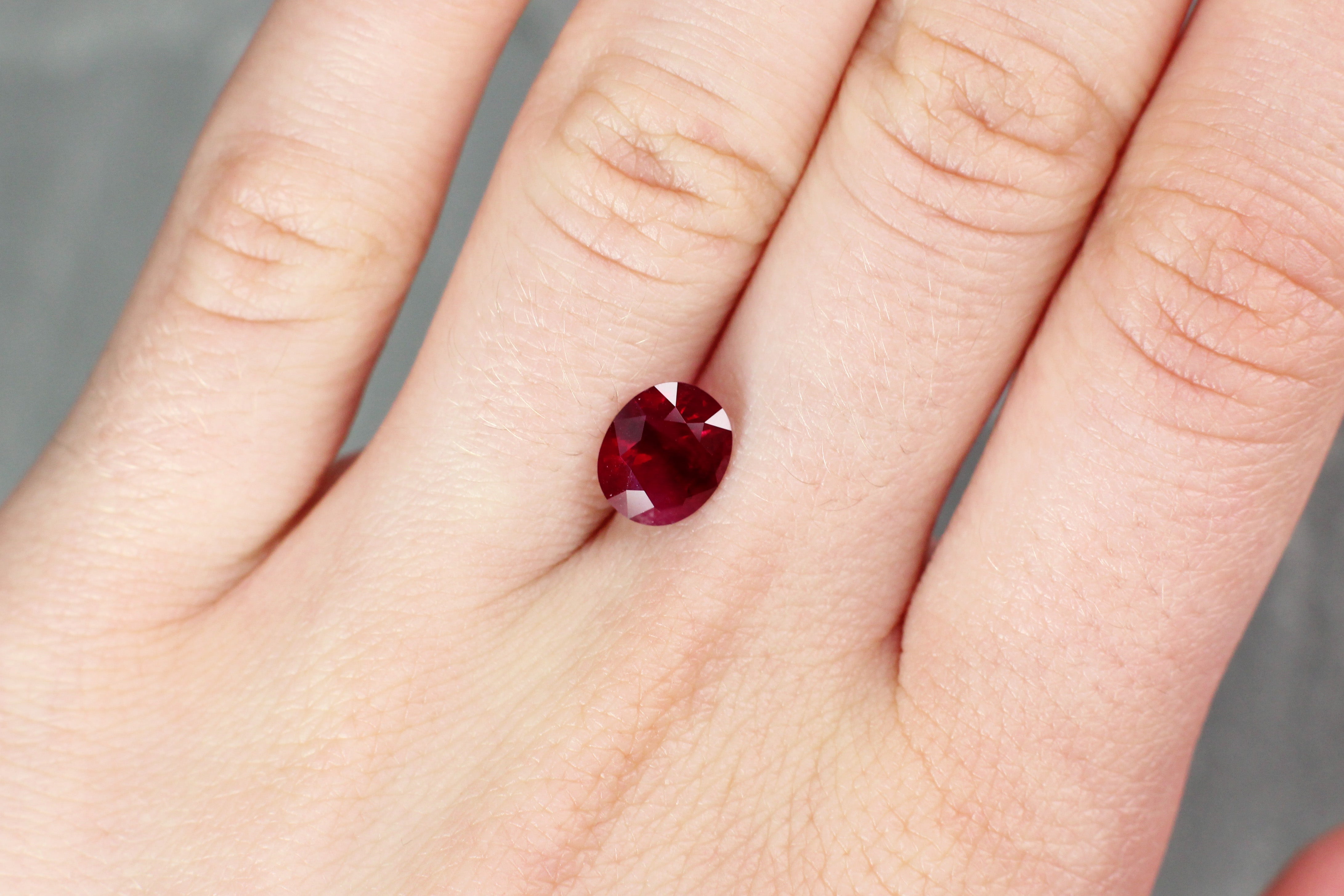 2.58ct Oval Ruby, Myanmar - 8.60 x 7.20 x 5.23mm